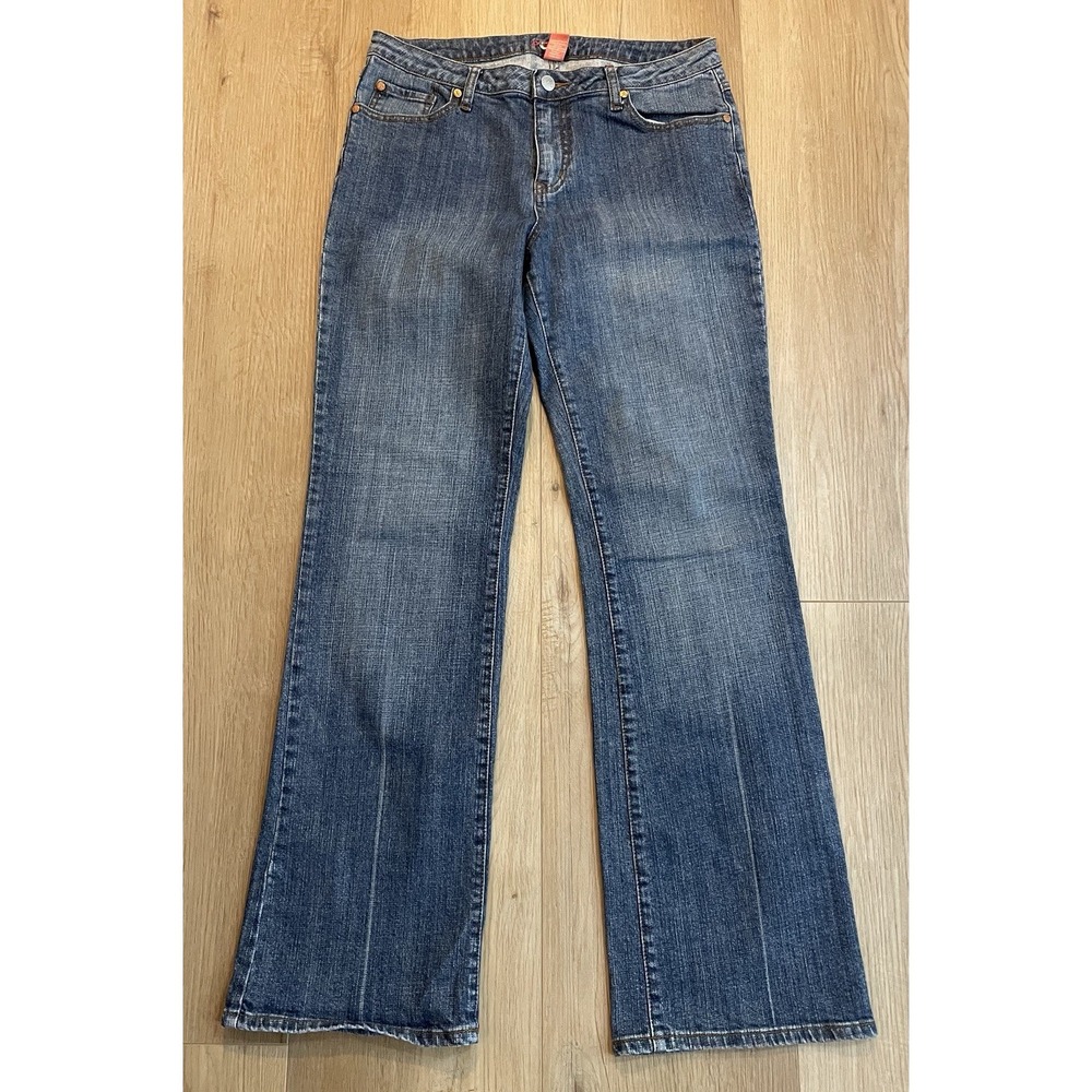 Vintage Y2K DK Premium Dark Wash Mid-Rise Bootcut Jeans Womens Size 10 Stretch
